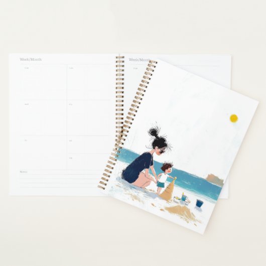 ビーチで プランナー手帳 (ディスプレー)