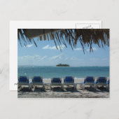 ビーチで ポストカード (正面/裏面)