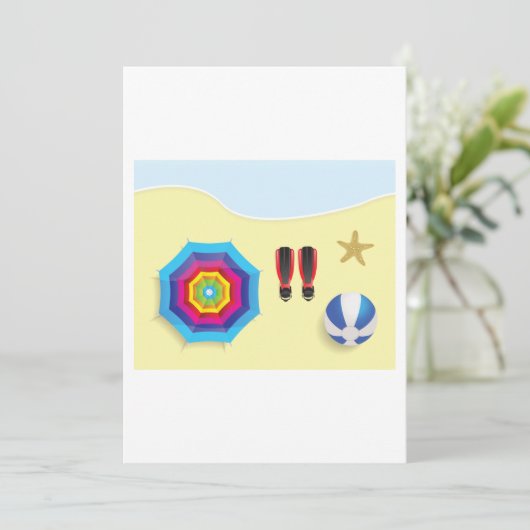 ビーチで 招待状 (スタンド正面)