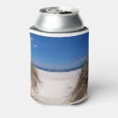 ビーチで 缶クーラー (缶裏面)