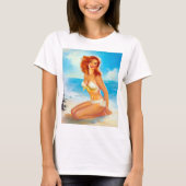 ビーチで Tシャツ (正面)