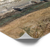 ビーチでScheveningen in Stormy Weather by Vincent ポスター (角)