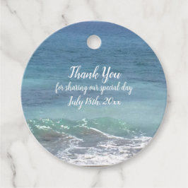 ビーチとオーシャンの感謝を表すタグ フェイバータグ