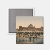 ビーチとクルサール、シェベニンゲン、オランダ マグネット (正面/裏面)