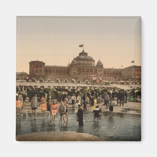 ビーチとクルサール、シェベニンゲン、オランダ マグネット (正面)