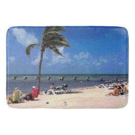 ビーチとココナッツパーム バスマット