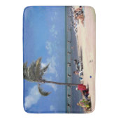 ビーチとココナッツパーム バスマット (正面縦)