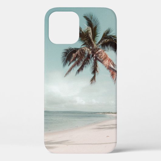ビーチとココヤシの木 Case-Mate iPhoneケース (裏面)