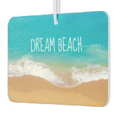 ビーチとターコイズブルーシーウォーター カーエアーフレッシュナー (左)