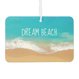 ビーチとターコイズブルーシーウォーター カーエアーフレッシュナー