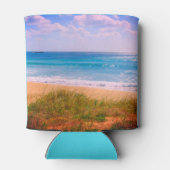 ビーチとターコイズブルーシー 缶クーラー (裏面)