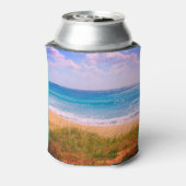 ビーチとターコイズブルーシー 缶クーラー (缶裏面)