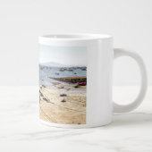ビーチとボート ジャンボコーヒーマグカップ (右)