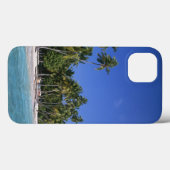 ビーチとヤシの木、モルディブ Case-Mate iPhoneケース (裏面 (横))