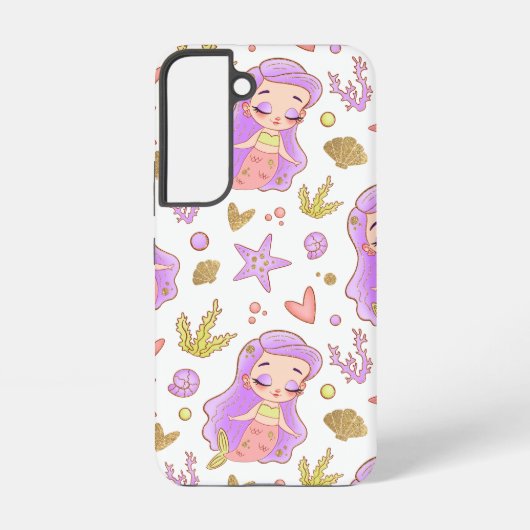 ビーチと大波と山のシーケース SAMSUNG GALAXYケース (裏面)