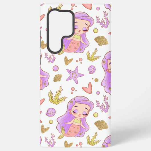 ビーチと大波と山のシーケープ シーケース SAMSUNG GALAXYケース (裏面)