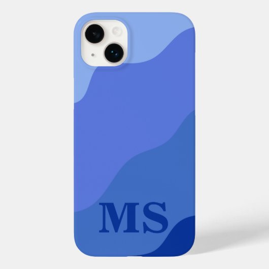ビーチと大波と山のシーケープ スマホケース Case-Mate iPhoneケース (裏面)