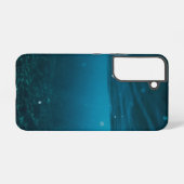 ビーチと大波と山のシーケープ スマホケース SAMSUNG GALAXYケース (裏面横)