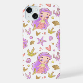 ビーチと大波と山のシーケープ 海のケース iPhone 15 PLUSケース
