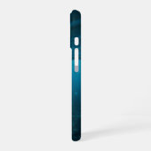 ビーチと巨大な波と山のあるシーケープ スマホケース iPhone 16ケース (左側面)