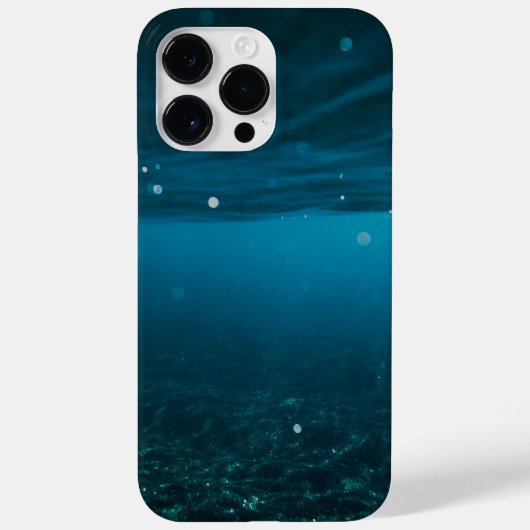 ビーチと巨大な波と山のあるシーケープ 海用ケース Case-Mate iPhoneケース (裏面)