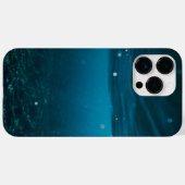 ビーチと巨大な波と山のあるシーケープ 海用ケース Case-Mate iPhoneケース (裏面 (横))