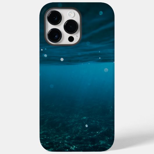 ビーチと巨大な波と山のあるシーケープ 海用ケース Case-Mate iPhoneケース (裏面)