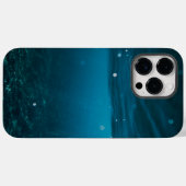 ビーチと巨大な波と山のあるシーケープ 海用ケース Case-Mate iPhoneケース (裏面 (横))