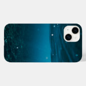 ビーチと巨大な波と山のあるシーケープ 海用ケース Case-Mate iPhoneケース (裏面 (横))