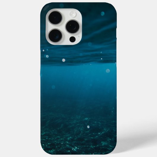 ビーチと巨大な波と山のあるシーケープ Sea Case Case-Mate iPhoneケース (裏面)