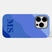 ビーチと巨大な波と山のシーケープ スマホケース Case-Mate iPhoneケース (裏面 (横))