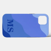 ビーチと巨大な波と山のシーケープ スマホケース Case-Mate iPhoneケース (裏面 (横))