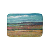 ビーチと沿岸の砂丘絵画の バスマット (正面)