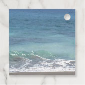 ビーチと波の感謝のタグ フェイバータグ (裏面)