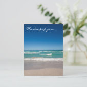 ビーチと波 – はがき (スタンド正面)