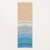 ビーチと波、砂と海 ヨガマット (正面)