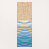 ビーチと波、砂と海 ヨガマット (裏面)