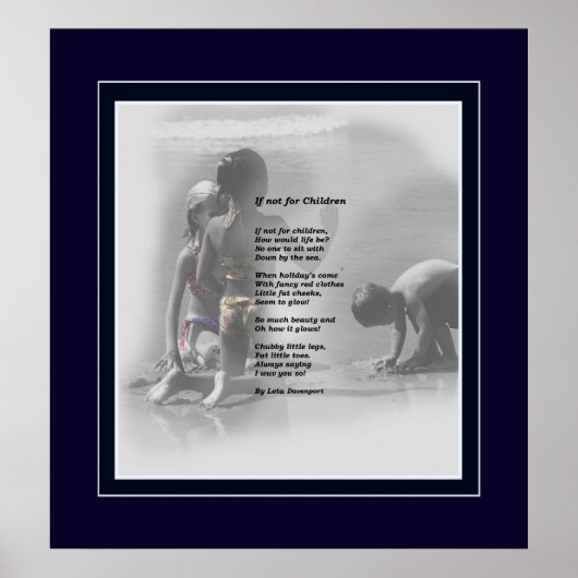 ビーチと海日 ポスター (正面)