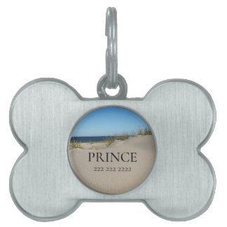 ビーチと海 ペットネームタグ
