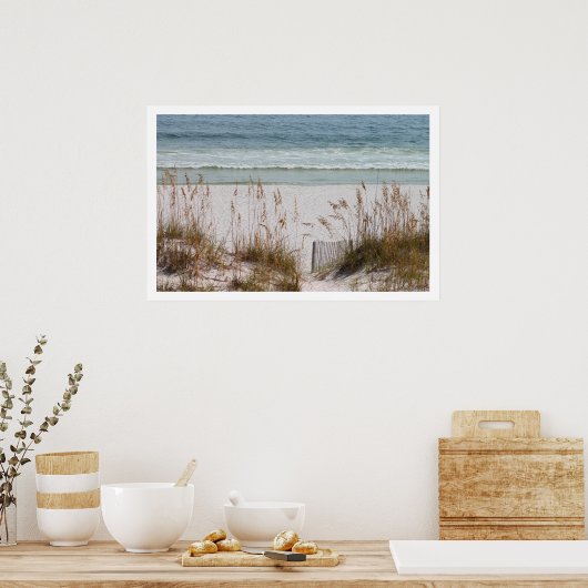 ビーチと海 ポスター (キッチン)