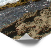 ビーチと海 ポスター (角)