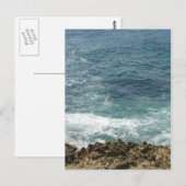 ビーチと海 ポストカード (正面/裏面)