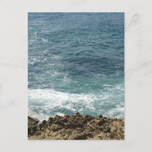 ビーチと海 ポストカード (正面)