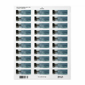 ビーチと海 ラベル (フルシート)