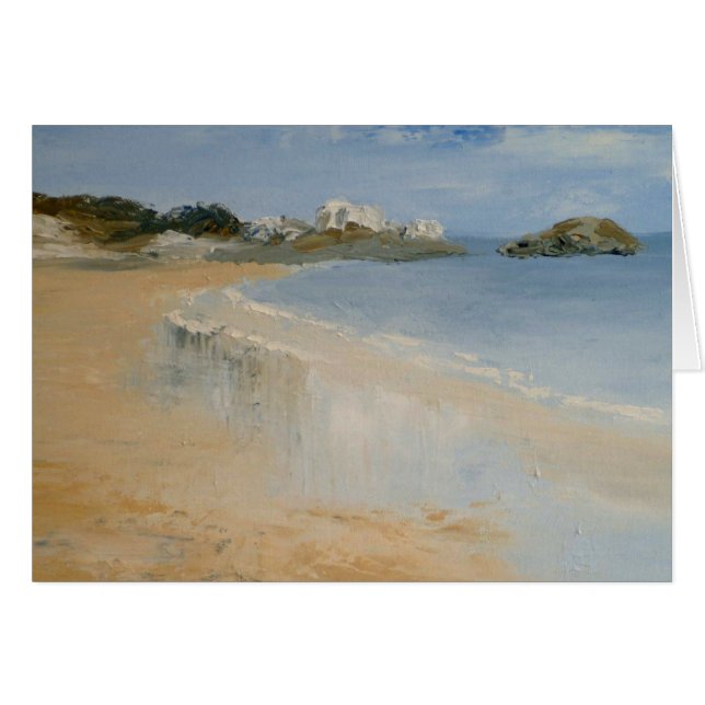 ビーチと濡れた砂 (正面横)