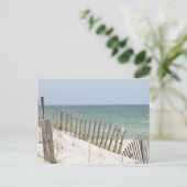 ビーチと砂丘の写真 ポストカード (スタンド正面)