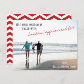 ビーチとSunshineのホリデーカード – お好みの設定が可能 シーズンカード (正面/裏面)