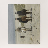 ビーチに乗る ジグソーパズル (縦)