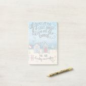 ビーチに住むには十分に幸運なら ポストイット (デスク上)