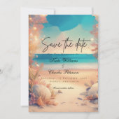 ビーチに日付を保存 セーブザデート (正面)